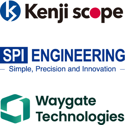 Kenjiscope（ケンジスコープ）、SPI ENGINEERING（エスピーアイエンジニアリング）、WayGate Technologies（ウェイゲート・テクノロジーズ）
